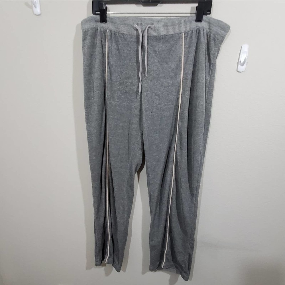 Oleg Cassini grey striped sweatpants size‎ large